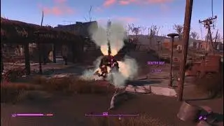 Fallout 4 - Sentry Bot shat himself
