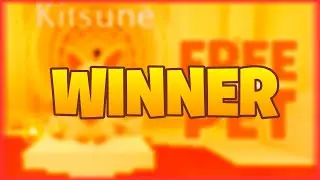 WINNER of the Kitsune Giveaway + more Adopt Me Legendary Pets Giveaways