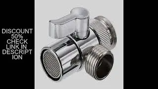 Zinc Alloy and Plastic Switch Faucet Adapter Kitchen Sink Splitter Diverter Valve Water Tap Connecto