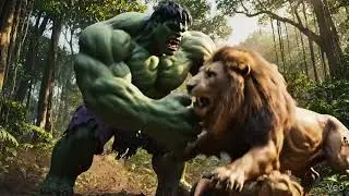 Hulk Vs Lion 🦁