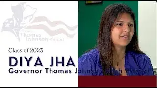 Governor Thomas Johnson High Student Spotlight: Diya Jha