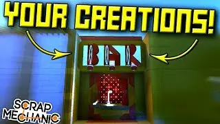 BAR, KITCHENS, DOORS, and MORE! (Suspended Mountain Base Part 13) - Scrap Mechanic Gameplay