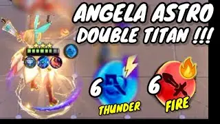ANGELA ASTRO DOUBLE TITAN X RUBY FIRE 🔥🔥 ! OP JUGA TERNYATA BOY ! MAGIC CHESS MOBILE LEGEND. !!!