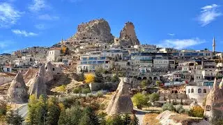 Uchisar Castle, Cappadocia, Turkey