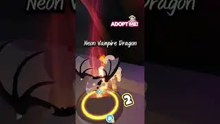 Making a Neon Vampire Dragon in Adopt Me! ~#adoptme #roblox #shorts #neon #vampire #dragon q