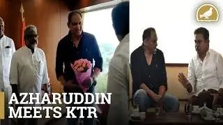 Azharuddin calls on KTR amid talks of joining TRS