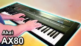 AKAI AX80 - Ambient space funk jam 【SYNTH DEMO】