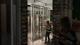 Custom wine storage from Divine Design Center! #shorts #wine #luxury #interiordesign
