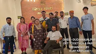 GHEE - GUD RESTAURANT MANJALPUR  GET TOGETHER & PARTY @MRKVLOGS-di9cl