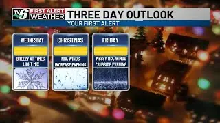 'Silent Night' on Christmas Eve before disruptive post-holiday weather