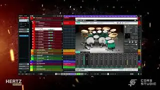 Hertz Drums in Action (Metal Djent Mix Test)