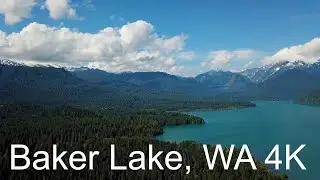 Baker Lake, Washington - Kayaking and Camping - 4K UHD with Spectacular Aerials