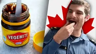 CANADIAN NAVY TRIES VEGEMITE FOR THE FIRST TIME
