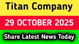 titan company share latest news today || titan company share latest news