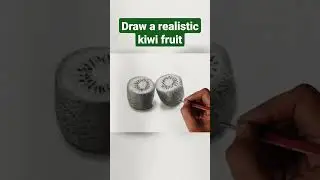 how to draw a realistic kiwi #shorts#youtubeshorts#trending#drawing#art #sketch