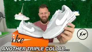 sacai x Fragment Nike LDWaffle Light Smoke Grey Review