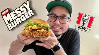 New Messy Burger @ KFC Oman | Burger Time Series | KFC Nizwa, Oman