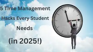 5 Time Management Hacks Every Student Needs (in 2025!)#motivation#facts#gk #newvideo #subscribe