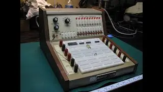 1980’s Homemade Digital Logic Trainer with sweet wooden side panels