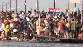 Devotees offer prayer and seek blessing at the Kumbh mela: Allahabad