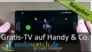 Ratgeber-Video: Gratis fernsehen auf Handy, Tablet & Co. &ndash; deutsch