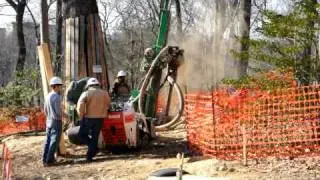 Out on a Limb - micro pile drilling