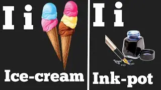 I for Ice-cream & I for Ink-pot Phonics Song । Single Alphabet Phonics Song। ABC Alphabet