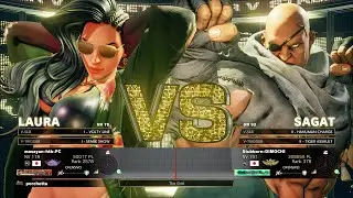 SFV Champion Edition 🔥 masayan-htb (LAURA) Vs Stubborn-DIMOCHI (SAGAT) 🔥 Online Match's 05-21-2023