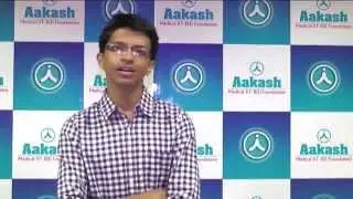 Aakash AIIMS 2015 Top Ranker (Rohan AIR-12)