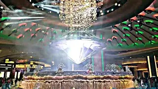 Amazing Diamond Light and Water Fountain Show at Casino Galaxy, Macau