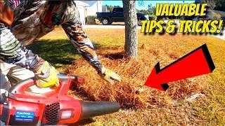SECRETS to spreading pine straw bales and tucking like a professional