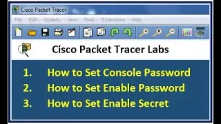 Configuration of Console and Enable Secret Password on Cisco Switches | Urdu | Hindi
