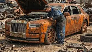 ASMR Car Restoration! Full Restoration of a Rolls-Royce Phantom from Total Disrepair to Looking New