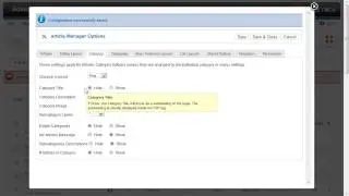 Article Manager Options