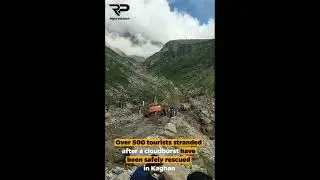 Kaghan Development Authority successfully rescued over 500 stranded tourists during a well