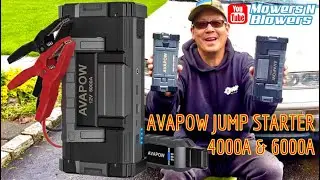 AVAPOW A58 A68 автомобильный аккумулятор пусковое устройство внешний аккумулятор пусковой комплек...