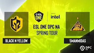 Dota2 - Black N Yellow vs 5ManMidas - Game 1 - ESL One DPC NA Spring