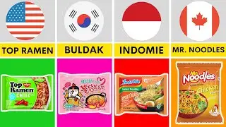 Noodles Brands From Different Countries