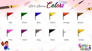 Learn Colors Name In English | Color Videos For Kids |  Learn to write colors name for Kids