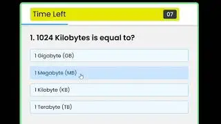 Kilobyte is equal to @Decode Dost