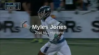 Myles Jones 2016 MLL Highlights
