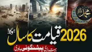  End of the World 2026? | 2026 Qiyamat Ka Saal Hoga|Major Sign of Qiyamah |Tohfa e Muhammad 