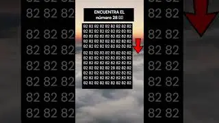 🔍 Encuentra el N&uacute;mero Oculto en 5 Segundos | Desaf&iacute;o Visual R&aacute;pido #Desaf&iacute;os #RetoVisual #Shorts