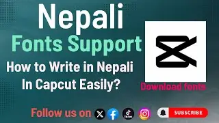 Nepali font in Capcut - How to write in Nepali font in Capcut ।। How to use hindi font in capcut