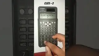 Brightness increase or decrease in Casio fx-991ms #casiocalculator #scientific #calculator 🔥🔥