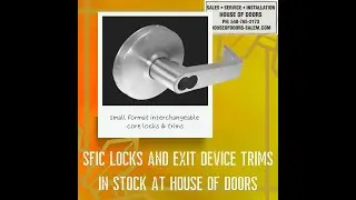 Small Format Interchangeable Core Locks IN STOCK
