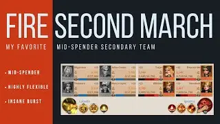 Fire second march | Absurd damage from Empress Wu & Seondeok | Infinity Kingdom Guides