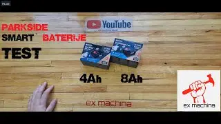 PARKSIDE  20V pametne baterije  PAPS 208 A1  i  PAPS 204 A1 - TEST