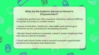 What Are the Systemic Barriers to Women's Empowerment? | Womens Wisdom and Power