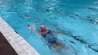 Backstroke with 50m Tuesday training